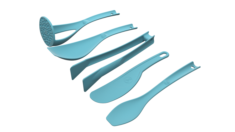 Set de Utensilios de Uso General Aqua